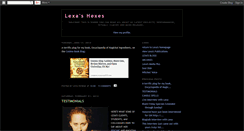 Desktop Screenshot of lexahexes.blogspot.com