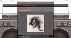 Desktop Screenshot of elmartillosordo.blogspot.com