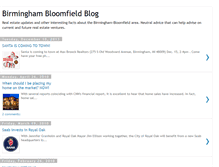 Tablet Screenshot of birmingham-bloomfield-blog.blogspot.com