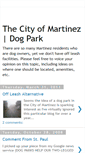 Mobile Screenshot of cityofmartinez-dogpark.blogspot.com