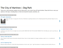 Tablet Screenshot of cityofmartinez-dogpark.blogspot.com