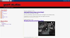Desktop Screenshot of geertstudies.blogspot.com