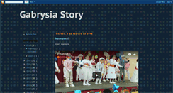 Desktop Screenshot of gabrysiastory.blogspot.com