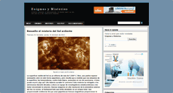 Desktop Screenshot of enigmasomisterios.blogspot.com