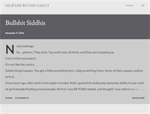 Tablet Screenshot of heavenswithinearth.blogspot.com