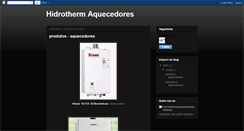 Desktop Screenshot of hidrothermaquecedores.blogspot.com