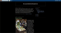 Desktop Screenshot of hijackedceramics.blogspot.com