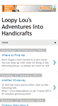Mobile Screenshot of loopylousadventuresintohandicrafts.blogspot.com
