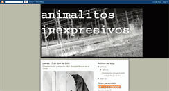 Desktop Screenshot of animalitosinexpresivos.blogspot.com