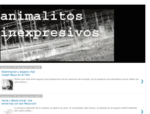 Tablet Screenshot of animalitosinexpresivos.blogspot.com