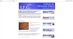 Desktop Screenshot of formacionglobal.blogspot.com