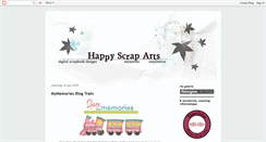 Desktop Screenshot of happyscraparts.blogspot.com