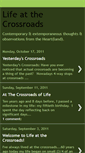 Mobile Screenshot of lifeatthecrossroads-cyberscribe.blogspot.com