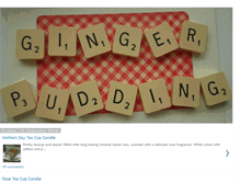 Tablet Screenshot of madebygingerpudding.blogspot.com