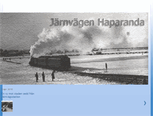 Tablet Screenshot of jarnvagenhaparanda.blogspot.com