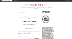 Desktop Screenshot of cougarstyle.blogspot.com