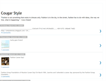 Tablet Screenshot of cougarstyle.blogspot.com