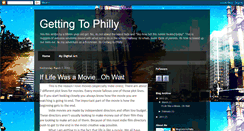 Desktop Screenshot of gettingtophilly.blogspot.com