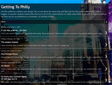 Tablet Screenshot of gettingtophilly.blogspot.com