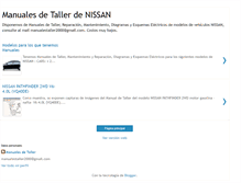 Tablet Screenshot of manuales-nissan.blogspot.com