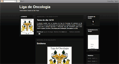 Desktop Screenshot of ligadeoncologiaunicid.blogspot.com