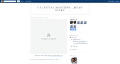 Desktop Screenshot of celestialmastiffs.blogspot.com
