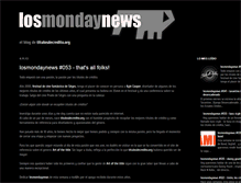 Tablet Screenshot of losmondaynews.blogspot.com