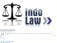 Tablet Screenshot of indo-lawyer.blogspot.com