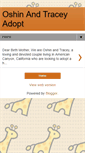 Mobile Screenshot of oshinandtraceysadoptionjourney.blogspot.com