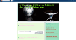 Desktop Screenshot of negreirafutbol6.blogspot.com
