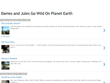 Tablet Screenshot of damesandjules.blogspot.com