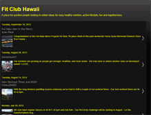 Tablet Screenshot of fitclubhawaii.blogspot.com