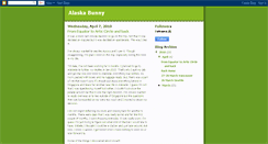 Desktop Screenshot of alaskabunny.blogspot.com