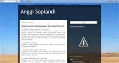 Desktop Screenshot of anggisopiandi.blogspot.com