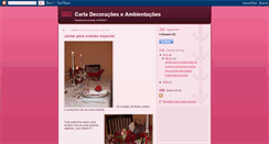 Desktop Screenshot of carladecoracao.blogspot.com