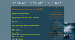 Desktop Screenshot of izsoles-ebay.blogspot.com