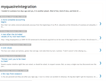 Tablet Screenshot of myquasireintegration.blogspot.com