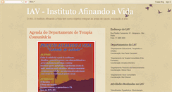 Desktop Screenshot of institutoafinandoavida.blogspot.com
