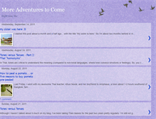 Tablet Screenshot of more-adventures-to-come.blogspot.com