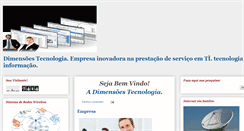 Desktop Screenshot of dimensoestecnologiamanaus.blogspot.com
