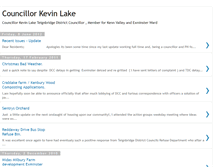 Tablet Screenshot of cllr-kevin-lake.blogspot.com