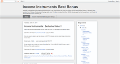 Desktop Screenshot of income-instruments2011.blogspot.com