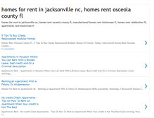 Tablet Screenshot of homesforrentinjacksonvillenc.blogspot.com