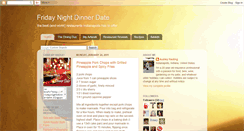 Desktop Screenshot of fridaynightdinnerdate.blogspot.com