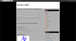 Desktop Screenshot of harakiri2000.blogspot.com