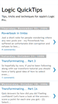 Mobile Screenshot of logicquicktips.blogspot.com