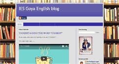 Desktop Screenshot of iesgoyaenglishblog.blogspot.com