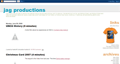 Desktop Screenshot of jagproductions.blogspot.com
