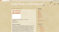 Desktop Screenshot of elistinka.blogspot.com