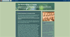 Desktop Screenshot of bio170cloning.blogspot.com